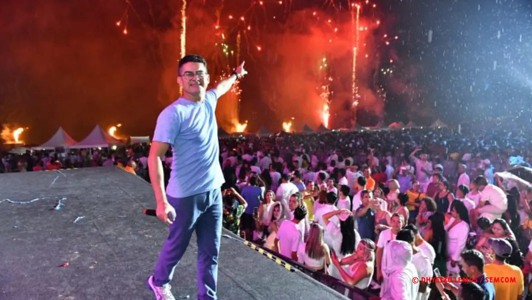 David Almeida destaca sucesso do réveillon de Manaus e investimentos no turismo de grandes eventos
