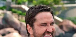 Gerard Butler se rende ao cachorro-quente brasileiro em festa junina