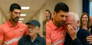 Novak Djokovic reencontra zelador da antiga escola onde estudou e desfecho emociona