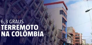 Terremoto de intensidade 6,3 graus atinge a Colômbia