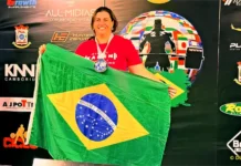 Amazonense Karen Peixoto é campeã e recordista mundial de Powerlifting em SC