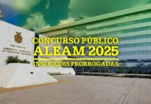Aleam prorroga inscrições de concurso público