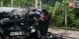 Colisão frontal deixa um morto e dois feridos graves na Zona Leste de Manaus