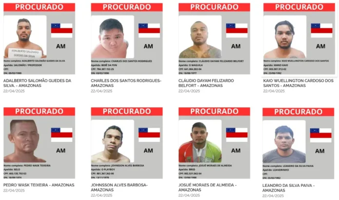 procurados-mais-perigosos-amazonas
