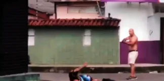Vídeo flagra homem sendo baleado no Manoa neste domingo