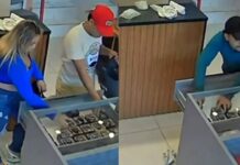 Trio é preso após assaltar loja no Adrianópolis