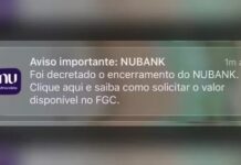 Nubank atribui a erro operacional envio de mensagens sobre fechamento
