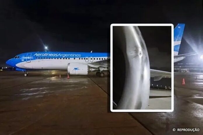 drone-atinge-avião-da-aerolineas-argentina