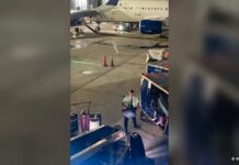 Piloto ajuda a carregar malas e voo decola mais rápido em Atlanta