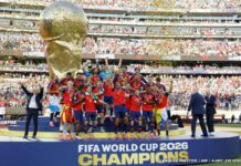 Jogadores espanhóis vão embolsar R$ 4,5 milhões pela Copa 2026